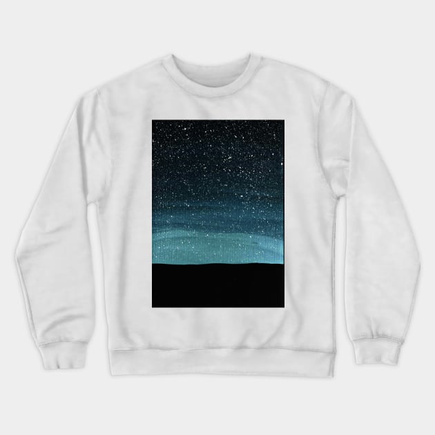 Night sky Crewneck Sweatshirt by Kyko619